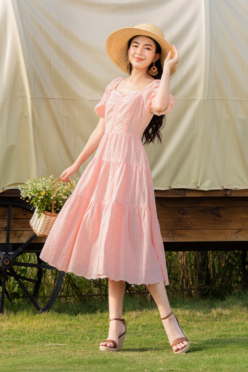 Váy Đầm - Midi Chiffon Dress 1